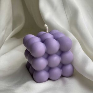 Lavender Soy Wax Bubble Scented Candle