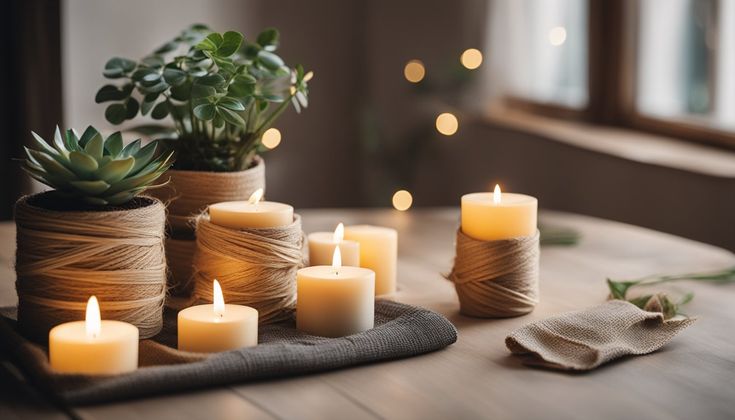 scented candle for decoration