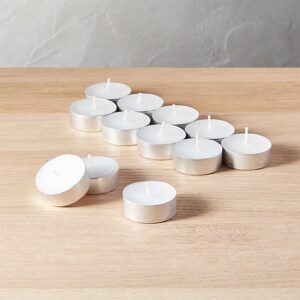 White Tea Light Candle