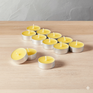 Yellow Tea Light Candle