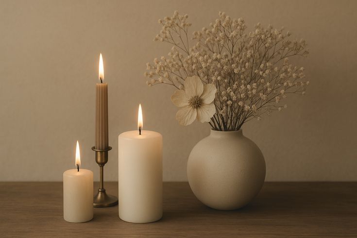 scented candle for decoration